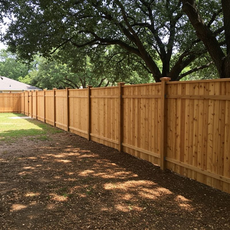 Cedar Privacy Fence in Prosper